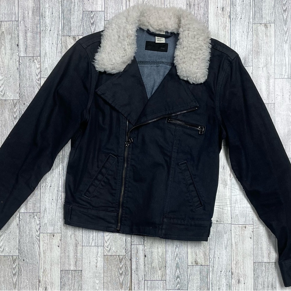 Levi’s women moto denim jacket